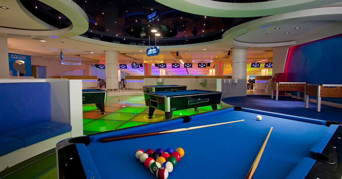 Bowling, arcade and entertainment center at 360 Mall in Kuwait